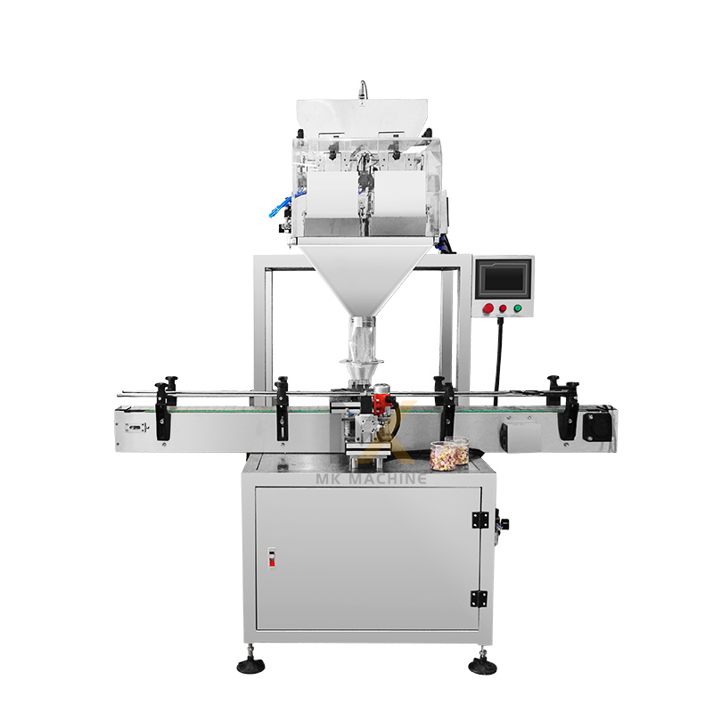 Granule bottle can jar filling machine