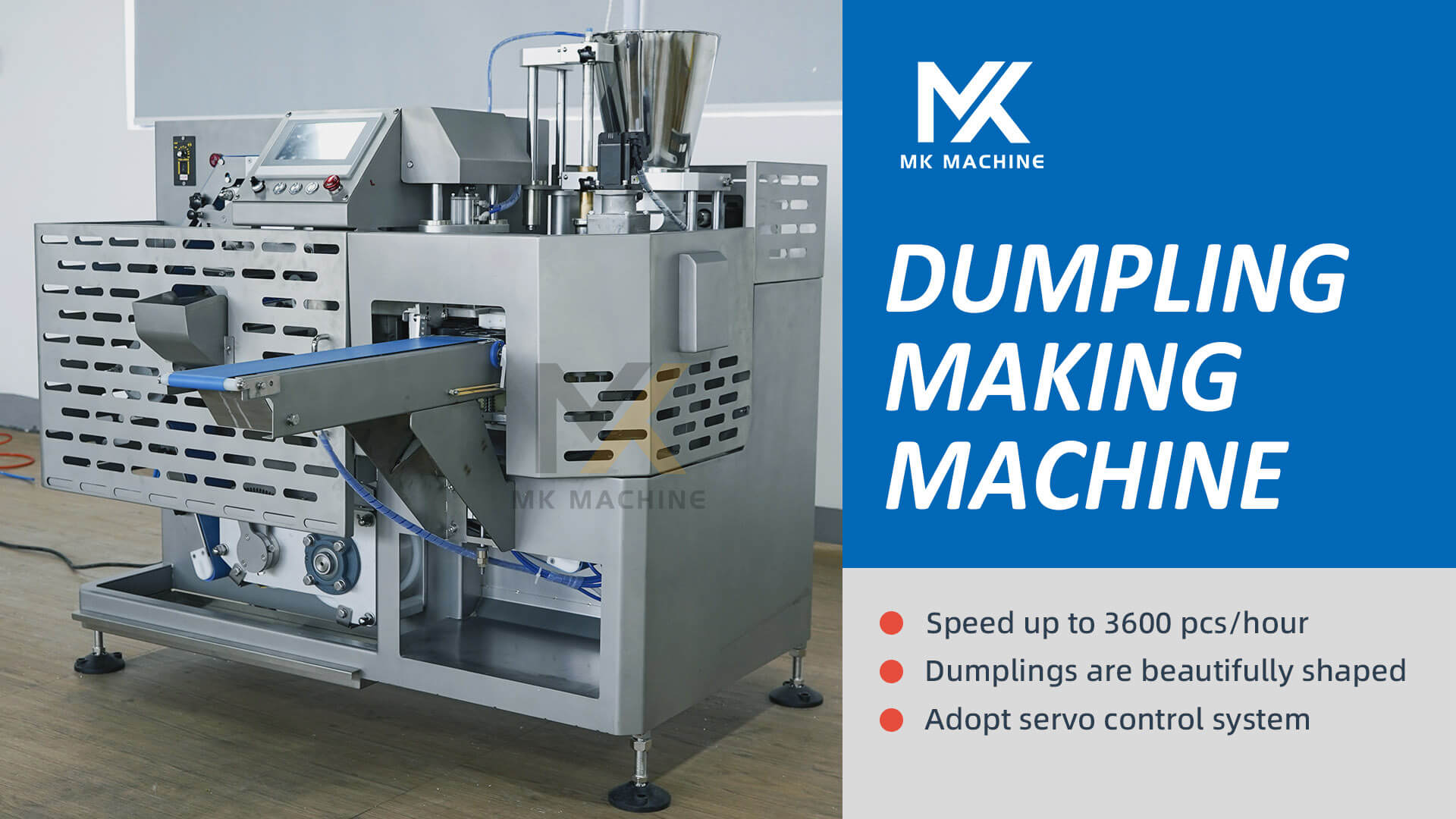 Automatic dumpling making machine fast production in factories and restaurants