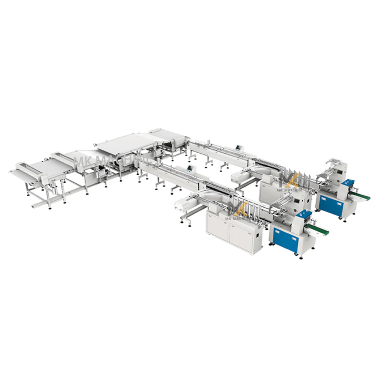 Automatic feeding line ice lolly popsicle packing machine